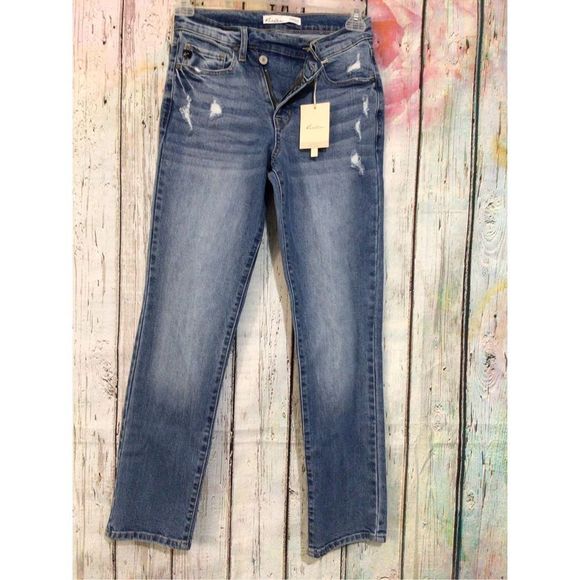 NWT KanCan JEAN High Rise Straight Size 24 NEW 💕 - Picture 10 of 13